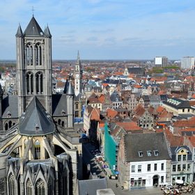 Вид с высоты - Гент, Бельгия