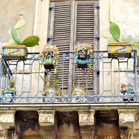 Балкон с характером - Аугуста, Сицилия