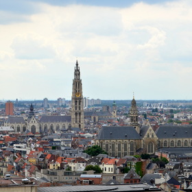 Панорама Антверпена - вид из МАС музея