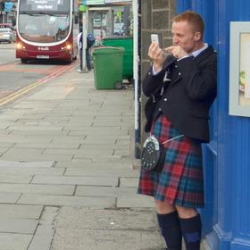 Видеозвонок из столицы Шотландии
